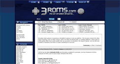 Desktop Screenshot of 3roms.com