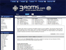 Tablet Screenshot of 3roms.com